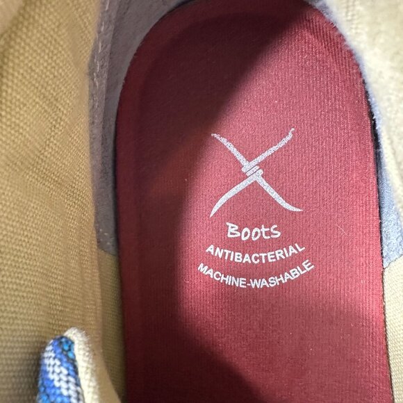 Twisted X Women's Serape Fringe Moccasins Size 6.5M Multicolor Southwestern Boho - Picture 8 of 9